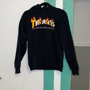 Black thrasher hoodie